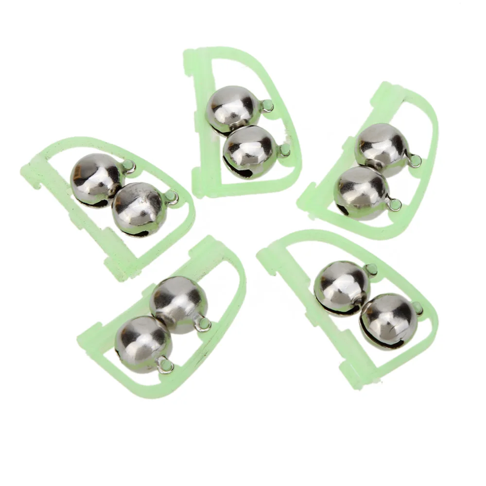 5Pcs Luminous Twin Bells Fishing Bite Alarm Clip on Fishing Rod for Night Carp Bite Ring Sound Fish Bite Alert For Easy Fishing
5Pcs Luminous Twin Bells Fishing Bite Alarm Clip on Fishing Rod for Night Carp Bite Ring Sound Fish Bite Alert For Easy Fishing