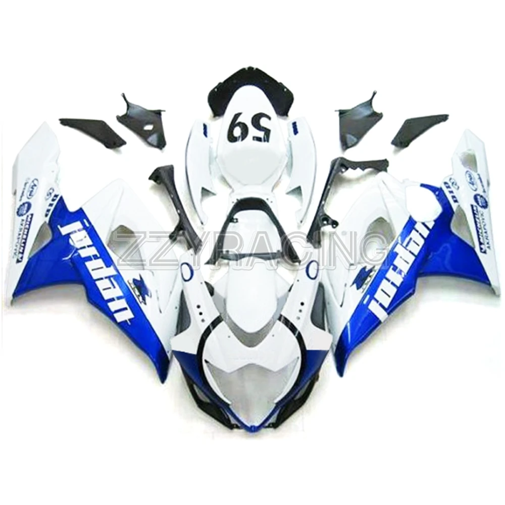 Injection Fairings Kits for Suzuki GSXR1000 K5 2005 2006 Year Complete ABS Plastic Covers Motorcycle Panels Kits Blue White New
Injection Fairings Kits for Suzuki GSXR1000 K5 2005 2006 Year Complete ABS Plastic Covers Motorcycle Panels Kits Blue White New
