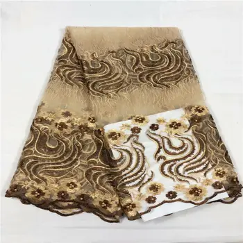 2018 Hot sale Golden French Nigerian Lace Fabrics High Quality African French Tulle Lace Fabric Ford Wedding Beaded Lace
2018 Hot sale Golden French Nigerian Lace Fabrics High Quality African French Tulle Lace Fabric Ford Wedding Beaded Lace