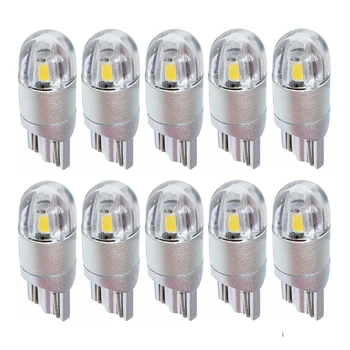 10PCS T10 W5W 501 LED Car Parking Light Super Bright 2 SMD 3030 LED Auto Reading Lamp License Plate Lights Wedge Tail Side Bulb
10PCS T10 W5W 501 LED Car Parking Light Super Bright 2 SMD 3030 LED Auto Reading Lamp License Plate Lights Wedge Tail Side Bulb