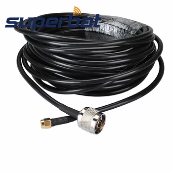 Superbat N Male Plug to RP-SMA Male(Female Pin) Straight Paitail Cable N to SMA Cable Assembly LMR195 1M
Superbat N Male Plug to RP-SMA Male(Female Pin) Straight Paitail Cable N to SMA Cable Assembly LMR195 1M