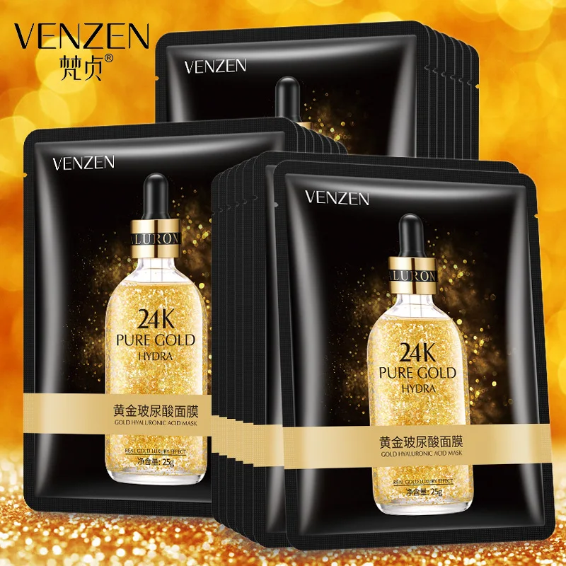 24K gold leaf beauty essence exquisiteande soft beauty face mask Anti-Aging Moisturizing facial masks makeup
24K gold leaf beauty essence exquisiteande soft beauty face mask Anti-Aging Moisturizing facial masks makeup