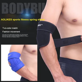 AOLIKES 1PCS Adjustable Elbow Pads Spring Sports Safety Protector codera ciclismo Brace Support for Basketball Gym
AOLIKES 1PCS Adjustable Elbow Pads Spring Sports Safety Protector codera ciclismo Brace Support for Basketball Gym