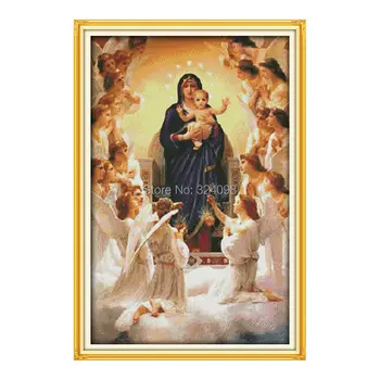 Wholesale Needlework,Stitch,11CT 14CT Cross Stitch,Sets For Embroidery Kits,The Virgin Mary and her son (9) Cross-Stitching
Wholesale Needlework,Stitch,11CT 14CT Cross Stitch,Sets For Embroidery Kits,The Virgin Mary and her son (9) Cross-Stitching