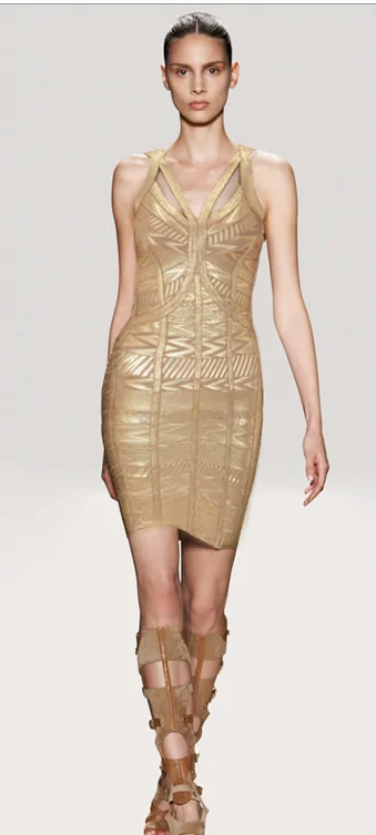 High Quality Gold Stamping Strap Sleeveless Mini Bandage Dress Evening Party Dress
High Quality Gold Stamping Strap Sleeveless Mini Bandage Dress Evening Party Dress