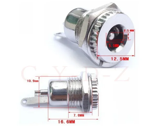 10pcs High quality Copper 5.5mm x 2.5mm Female DC Socket JACK Power Plug Female Panel Mount connector adapter
10pcs High quality Copper 5.5mm x 2.5mm Female DC Socket JACK Power Plug Female Panel Mount connector adapter