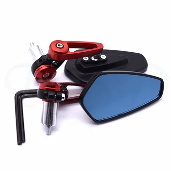 Universal Motorcycle rearview mirror Moto aluminum 7/8" 22mm handlebar rod end side mirror motorbik For HONDA CB599 /CB600
Universal Motorcycle rearview mirror Moto aluminum 7/8" 22mm handlebar rod end side mirror motorbik For HONDA CB599 /CB600