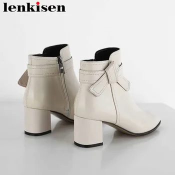 Lenkisen sweet butterfly-knot high quality square toe strange high heels zip natural leather office lady women ankle boots L98
Lenkisen sweet butterfly-knot high quality square toe strange high heels zip natural leather office lady women ankle boots L98
