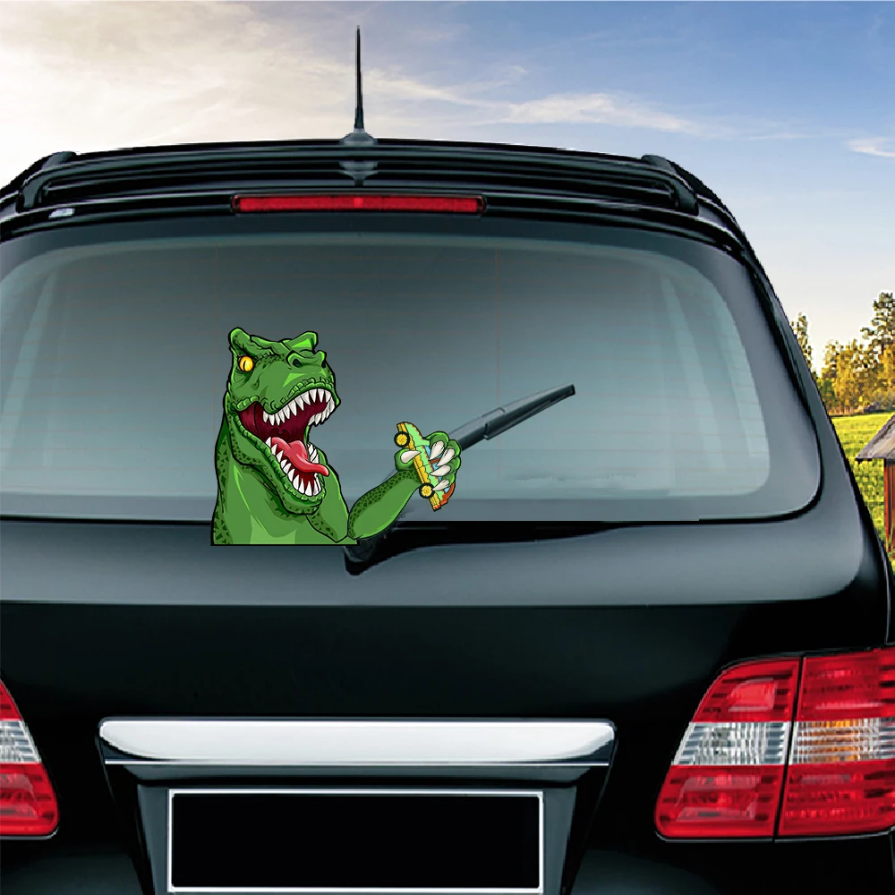 Car Styling Dinosaur Waving Wiper Sticker Decals PVC Rear Window Wiper Stickers Rear Windshield Stickers Car Stickers And Decals
Car Styling Dinosaur Waving Wiper Sticker Decals PVC Rear Window Wiper Stickers Rear Windshield Stickers Car Stickers And Decals