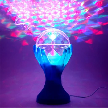 1pcs LED Auto Rotating Stage Light Palm Crystal Magic Ball Mini RGB Stage Lighting Effect Lamp Party Disco Club DJ Light
1pcs LED Auto Rotating Stage Light Palm Crystal Magic Ball Mini RGB Stage Lighting Effect Lamp Party Disco Club DJ Light