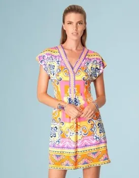 Dresses Time-limited Direct Selling Silk JERSEY Flowerier Print Beautiful Fancy V-neck Slim Knitted Elastic One-piece Dress
Dresses Time-limited Direct Selling Silk JERSEY Flowerier Print Beautiful Fancy V-neck Slim Knitted Elastic One-piece Dress