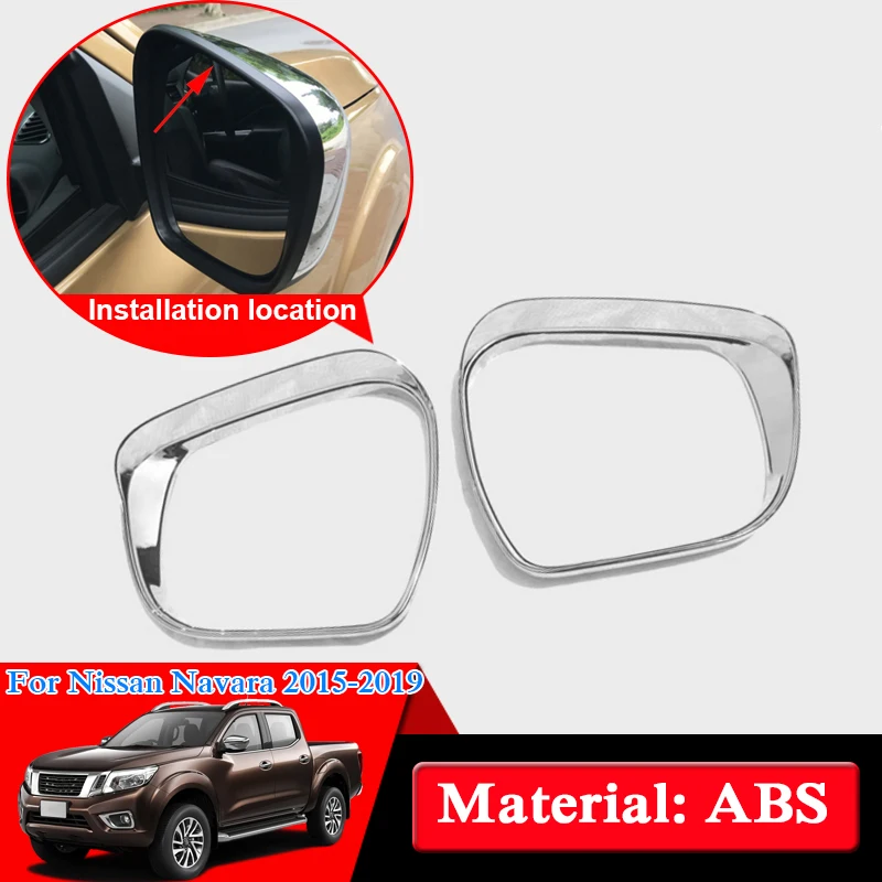 Car Styling ABS Chrome Rearview Mirror Rain Cover Sticker Shade Rainproof Blade Cover For Nissan Navara NP300 D23 2017-2019
Car Styling ABS Chrome Rearview Mirror Rain Cover Sticker Shade Rainproof Blade Cover For Nissan Navara NP300 D23 2017-2019