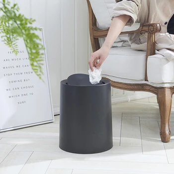 Creative Fashion Rolling Cover Type Plasic Trash Cans Double Bathroom Poubelle De Cuisine Dustbin Office Paper Basket Lixeira
Creative Fashion Rolling Cover Type Plasic Trash Cans Double Bathroom Poubelle De Cuisine Dustbin Office Paper Basket Lixeira
