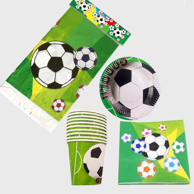 61PCS Baby Shower Decorate Plates Cute Football Theme Green Napkins Tablecloth Birthday Party Cups Kids Favors Paper Tableware
61PCS Baby Shower Decorate Plates Cute Football Theme Green Napkins Tablecloth Birthday Party Cups Kids Favors Paper Tableware