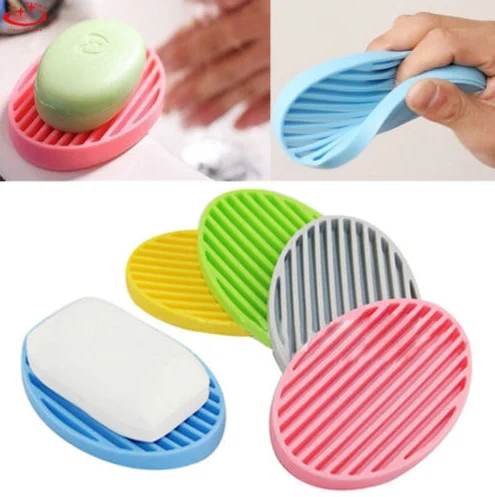 1 Pcs Creative Silicone Soap Holder Anti-skid Soap Tray Soap Pad Drain Soap Box Moisture-proof
1 Pcs Creative Silicone Soap Holder Anti-skid Soap Tray Soap Pad Drain Soap Box Moisture-proof