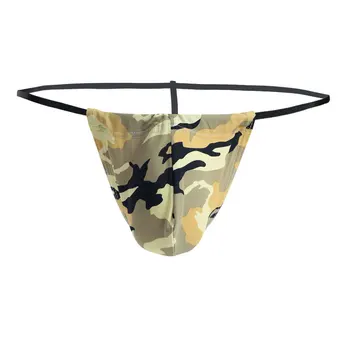Sexy Men's Camouflage Thongs Mini Bikinis Underwear Big U Convex Pouch Thong Enhance Bulge T-back Male G-String Gay Wear F5
Sexy Men's Camouflage Thongs Mini Bikinis Underwear Big U Convex Pouch Thong Enhance Bulge T-back Male G-String Gay Wear F5