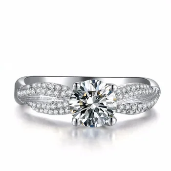 THREEMAN 1CT Fine Ring Positive Moissanite Tested Real Solid White Gold 585 Engagement Jewelry Genuine AU585 Gold Ring
THREEMAN 1CT Fine Ring Positive Moissanite Tested Real Solid White Gold 585 Engagement Jewelry Genuine AU585 Gold Ring