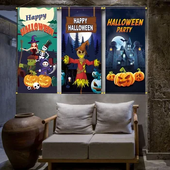 1pcs Halloween Party Background Decoration Pendant Pumpkin Scarecrow Skull Skeleton Wall Hanging Poster Home Room Party Supply
1pcs Halloween Party Background Decoration Pendant Pumpkin Scarecrow Skull Skeleton Wall Hanging Poster Home Room Party Supply