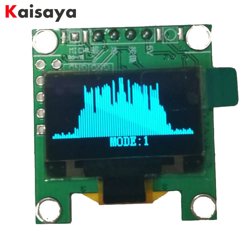 0.96 Inch OLED Music Audio Spectrum Indicator Amplifier Board Level Indicator Music Rhythm Analyzer Display Module DIY G7-001
0.96 Inch OLED Music Audio Spectrum Indicator Amplifier Board Level Indicator Music Rhythm Analyzer Display Module DIY G7-001