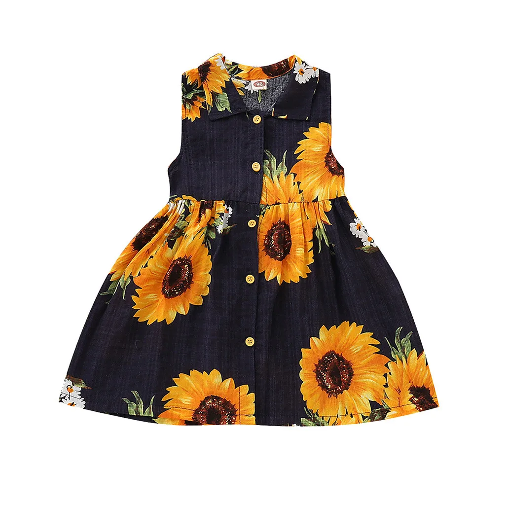 2019 new Toddler Baby Girls Sleeveless Dresses Sunflower Print Dress ClothesDaily Wear Sashes Kids Casual Clothing
2019 new Toddler Baby Girls Sleeveless Dresses Sunflower Print Dress ClothesDaily Wear Sashes Kids Casual Clothing
