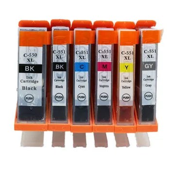 Replacement Color PGI-550 CLI-551 PGI-550XL PGI 550 550XL Ink Cartridges For Canon Pixma MG6350 MG7150 IP8750
Replacement Color PGI-550 CLI-551 PGI-550XL PGI 550 550XL Ink Cartridges For Canon Pixma MG6350 MG7150 IP8750