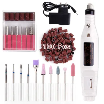 Electric Nail Drill Machine Gel Cuticle Remover Milling Drill Bit Set Pedicure Tools Set Sanding Bands Ceramic Cutter Apparatus
Electric Nail Drill Machine Gel Cuticle Remover Milling Drill Bit Set Pedicure Tools Set Sanding Bands Ceramic Cutter Apparatus