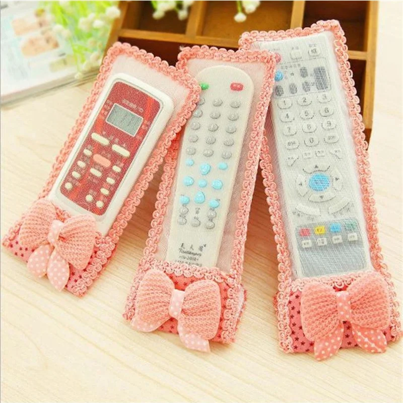 Dustproof breathable fabric lace TV air conditioner remote control set butterfly bow protector three sizes and patterns optional
Dustproof breathable fabric lace TV air conditioner remote control set butterfly bow protector three sizes and patterns optional