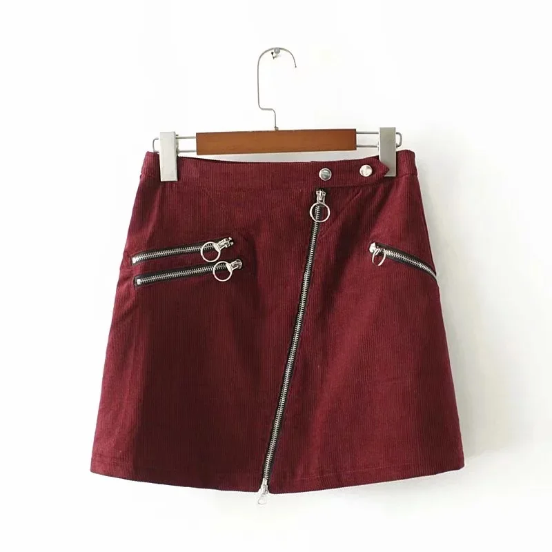 2019 Spring New Arrival Chic Zippers Decorated Ladies Skirts European & American Style Slim Courdory Mini Skirt Free Shipping
2019 Spring New Arrival Chic Zippers Decorated Ladies Skirts European & American Style Slim Courdory Mini Skirt Free Shipping