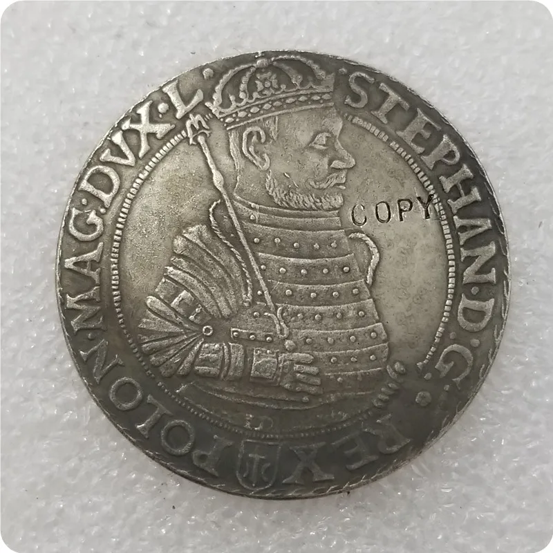 Poland : TALAR - STEPHAN BATORY - 1583 COPY commemorative coins-replica coins medal coins collectibles
Poland : TALAR - STEPHAN BATORY - 1583 COPY commemorative coins-replica coins medal coins collectibles