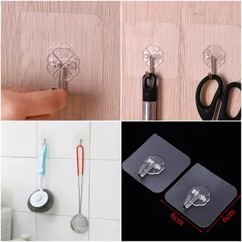 3PCs Self Adhesive Handbag Transparent Strong DoorHolder Hooks For Hanging Kitchen Bathroom Accessories Wall Hangers Towel Mop
3PCs Self Adhesive Handbag Transparent Strong DoorHolder Hooks For Hanging Kitchen Bathroom Accessories Wall Hangers Towel Mop