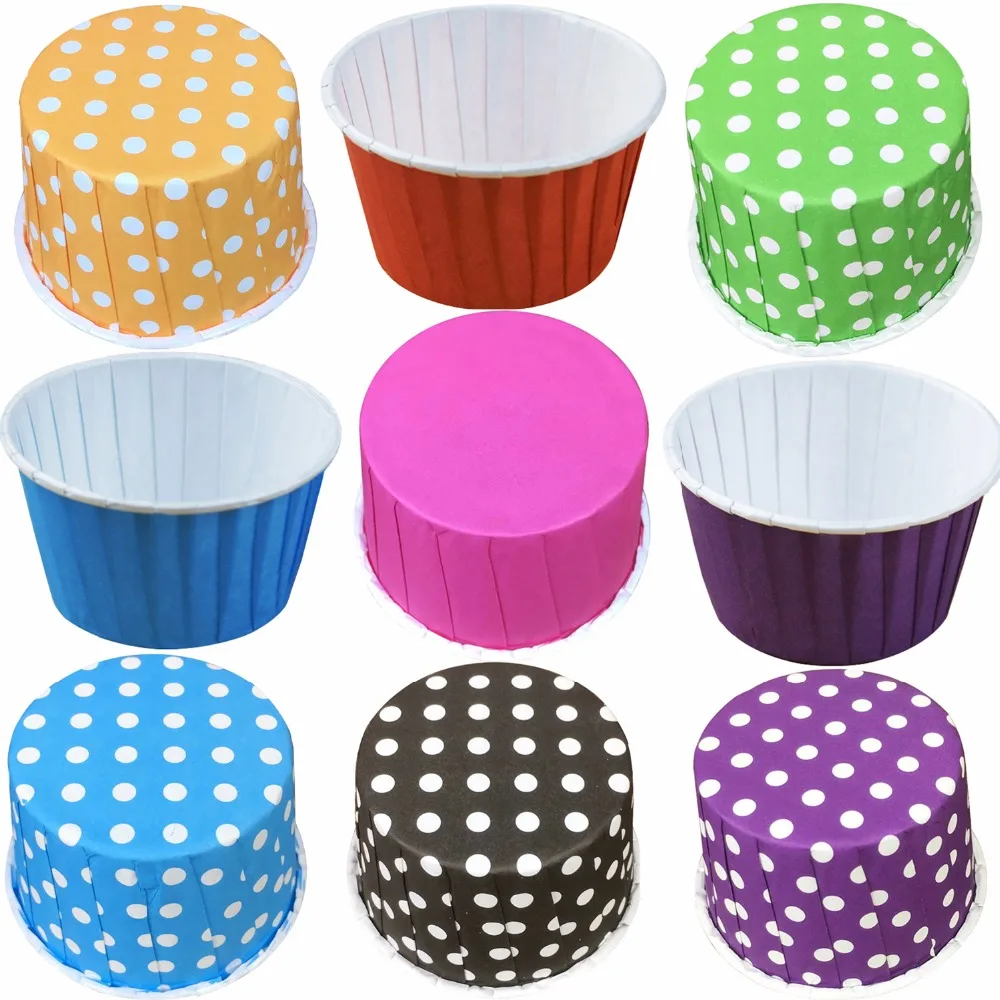 100pcs High Quality Pure Color White Dots Series Cupcake baking cups for wedding birthday new year party
100pcs High Quality Pure Color White Dots Series Cupcake baking cups for wedding birthday new year party