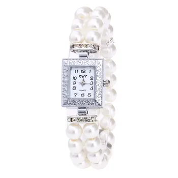 Luxury Women Watches Ladies Fashion Women Casual Pearl String Watch Strap Quartz Wrist Square Watch zegarek damski feminino
Luxury Women Watches Ladies Fashion Women Casual Pearl String Watch Strap Quartz Wrist Square Watch zegarek damski feminino