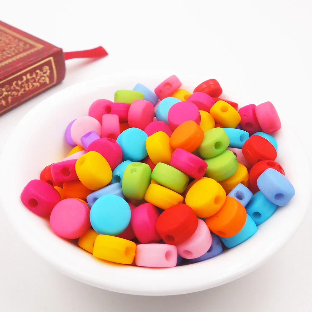 80pcs DIY Acrylic candy color shell beads Round for Making necklace bracelet accessories diy kid gift | Украшения и аксессуары