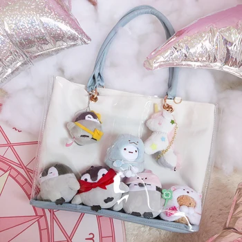 Japanese Cute transparent pu ita bag Anime Women Handbag shoulder bag for Teenager girls Designer messenger bag schoolbag
Japanese Cute transparent pu ita bag Anime Women Handbag shoulder bag for Teenager girls Designer messenger bag schoolbag