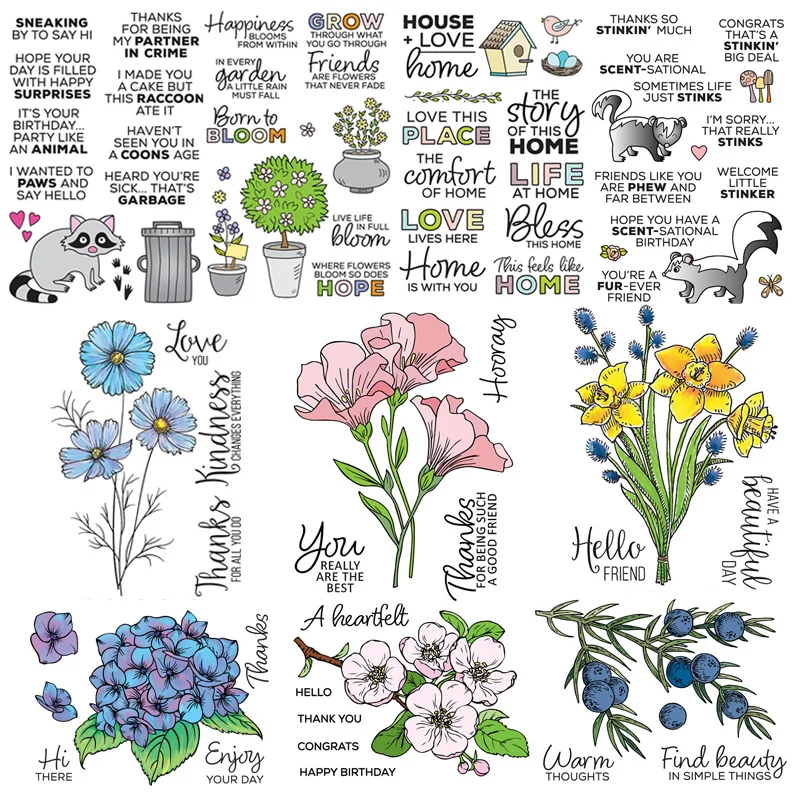 Flowers Clear Stamps for Scrapbooking and Cards Making Paper Craft Silicon Stamp New 2019
Flowers Clear Stamps for Scrapbooking and Cards Making Paper Craft Silicon Stamp New 2019