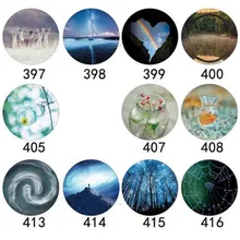 UVR Universal Mount Round Landscape Flower Finger Holder Flexible Mobile Phone Holder For iPhone 6S huawei xiaomi Smartphones#(China)