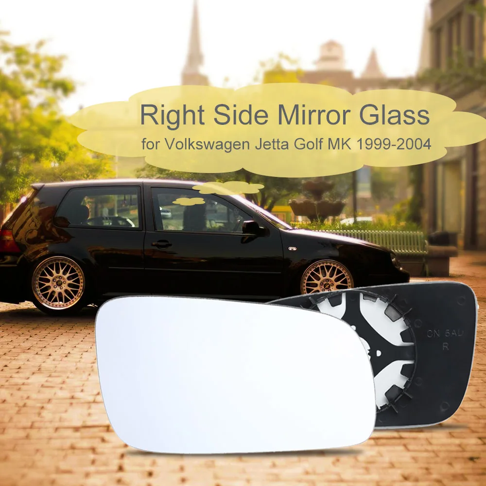 Белое Левое зеркало с подогревом для Volkswagen VW Jetta Golf MK4 1999 2004|mirror lace|glass wall mirrorglass