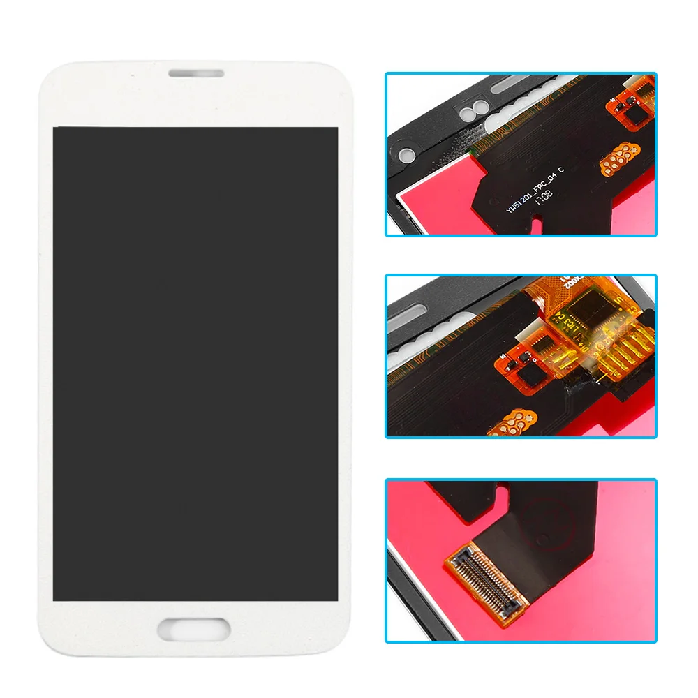 LCD Digitizer Glass Assembly Replace LCD Screen Display Touch Screen Digitizer for Samsung Galaxy S5 G900F G900H G900M
LCD Digitizer Glass Assembly Replace LCD Screen Display Touch Screen Digitizer for Samsung Galaxy S5 G900F G900H G900M