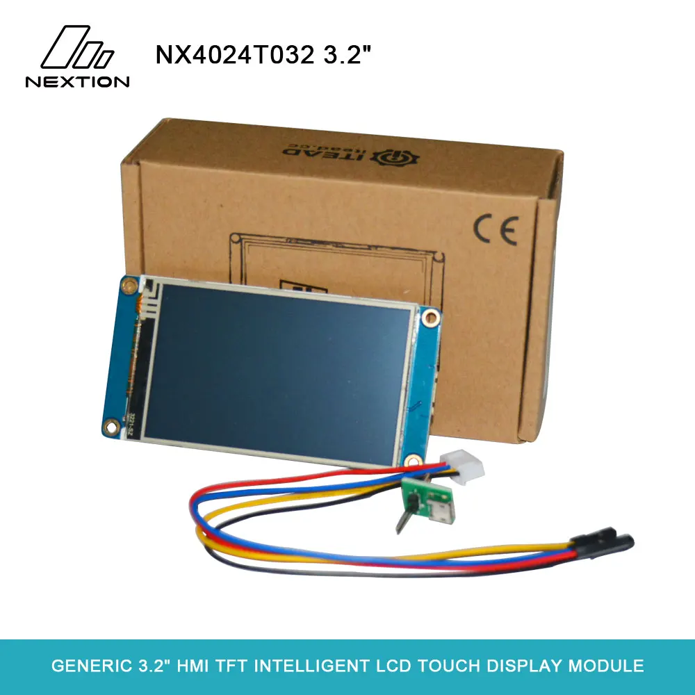 

Nextion NX4024T032 - Generic 3.2" HMI TFT Intelligent LCD Applied to IoT or Consumer Electronics Field Touch Display Module