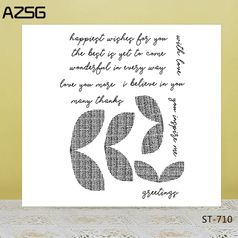 AZSG Greetings Transparent Silicone Stamp/Seal for DIY Scrapbooking/Photo Album Decorative Card Making Clear Stamps Supplies
AZSG Greetings Transparent Silicone Stamp/Seal for DIY Scrapbooking/Photo Album Decorative Card Making Clear Stamps Supplies
