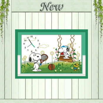 Happy lovers dogs clock face painting counted print on canvas DMC 14CT 11CT chinese Cross Stitch Needlework Sets Embroidery kits
Happy lovers dogs clock face painting counted print on canvas DMC 14CT 11CT chinese Cross Stitch Needlework Sets Embroidery kits
