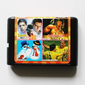 New Arrival 4-In-1 SEGA 16 bit MD Game Card For Sega 16bit Game Player
New Arrival 4-In-1 SEGA 16 bit MD Game Card For Sega 16bit Game Player