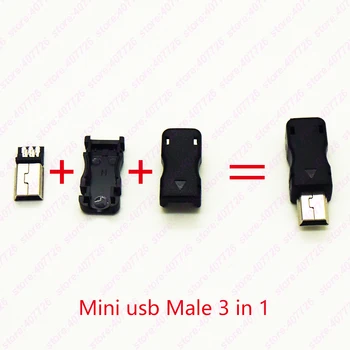 10Sets Mini USB Male Connector (3 IN 1 )Male Mini USB Jack 2.0 5PIN Plug Socket With Plastic Cover For Kinds of DIY
10Sets Mini USB Male Connector (3 IN 1 )Male Mini USB Jack 2.0 5PIN Plug Socket With Plastic Cover For Kinds of DIY