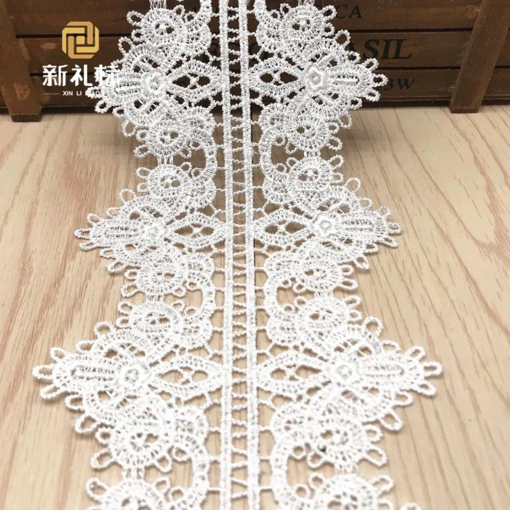Free Shipping 10cm African White Polyester Embroidered Lace Fabric,DIY Handmade Materials Lace Trim For Sewing Craft 15yards
Free Shipping 10cm African White Polyester Embroidered Lace Fabric,DIY Handmade Materials Lace Trim For Sewing Craft 15yards
