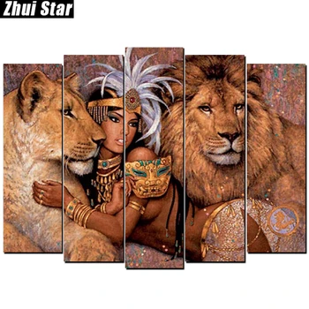 5pcs Full diamond 5D DIY diamond painting Primitive trib diamond embroidery cross stitch painting living room wedding decoration
5pcs Full diamond 5D DIY diamond painting Primitive trib diamond embroidery cross stitch painting living room wedding decoration