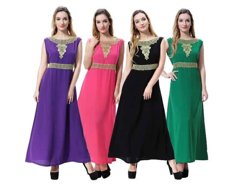 Muslim Dress Arab Middle East Women Abaya Islamic Clothing Saudi Arabia Sleeveless Embroidery Split Long Robe lady Dress
Muslim Dress Arab Middle East Women Abaya Islamic Clothing Saudi Arabia Sleeveless Embroidery Split Long Robe lady Dress