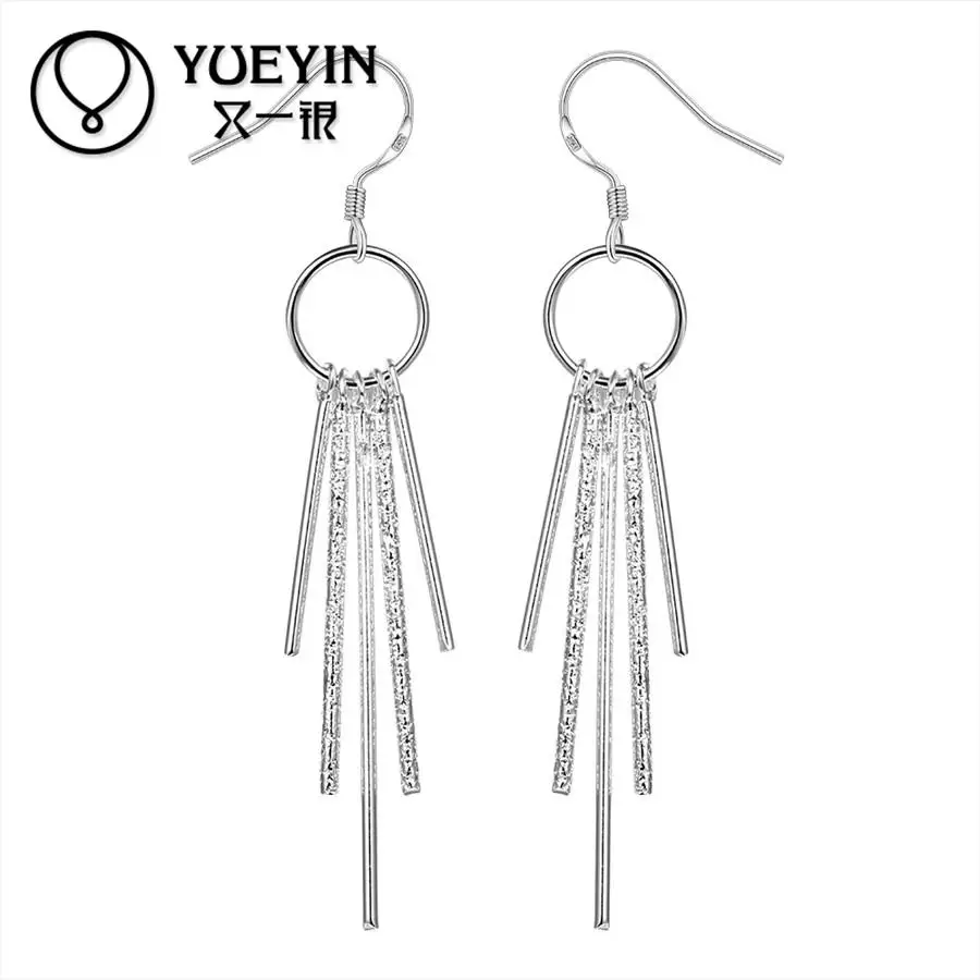 Fashion Jewelry Wholesale Silver Plated Five-Wire Earrings for Women Fashion Earring
Fashion Jewelry Wholesale Silver Plated Five-Wire Earrings for Women Fashion Earring