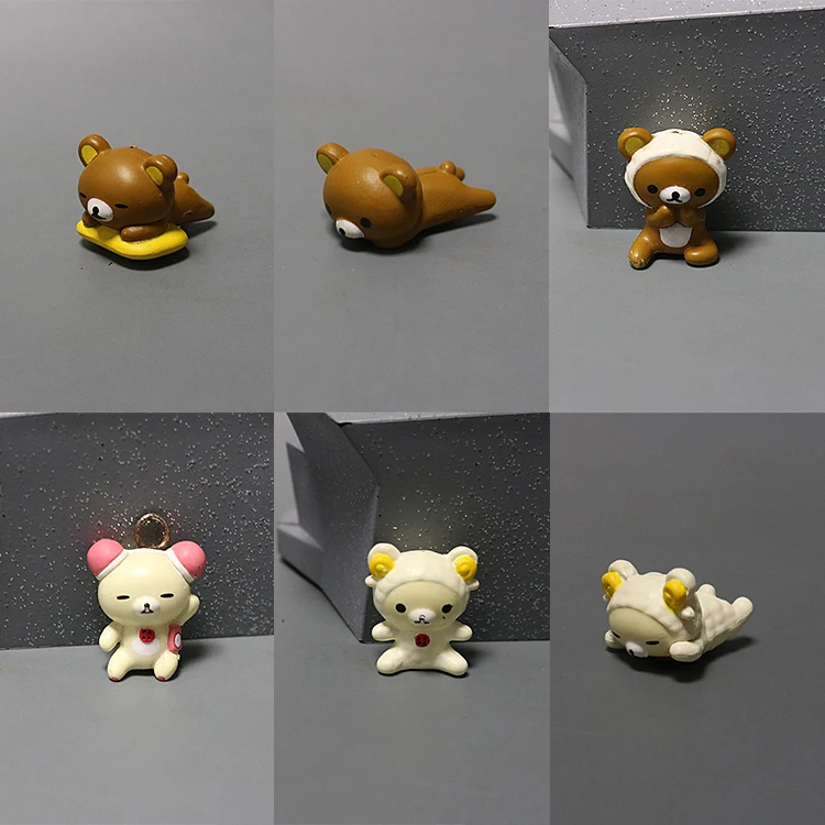 3cm Rilakkuma Bear San-X with Colorful Cups PVC Oraments Toys Mini Rilakkuma Bear Action Figures Toys
3cm Rilakkuma Bear San-X with Colorful Cups PVC Oraments Toys Mini Rilakkuma Bear Action Figures Toys
