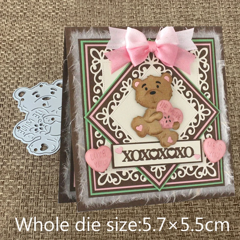 New Design Craft Metal Cutting Dies cut die new lovely Teddy bear Scrapbooking Album Paper DIY Card Craft Embossing Die Cuts
New Design Craft Metal Cutting Dies cut die new lovely Teddy bear Scrapbooking Album Paper DIY Card Craft Embossing Die Cuts