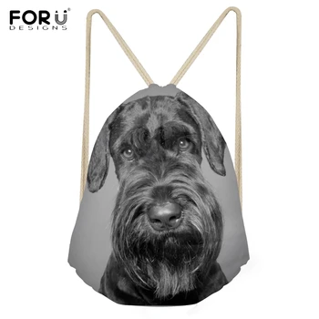 FORUDESIGNS Funny Animal Design Drawstrings Bags Cute Dog Schnauzer Print Students Backpacks for Teen Girls Storage Beach Sack
FORUDESIGNS Funny Animal Design Drawstrings Bags Cute Dog Schnauzer Print Students Backpacks for Teen Girls Storage Beach Sack